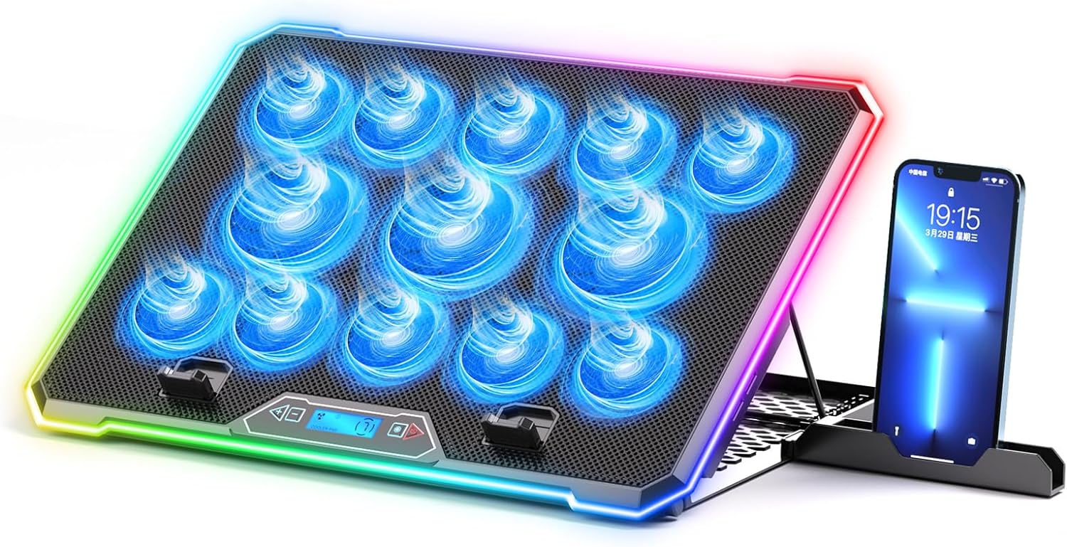 Laptop Cooling Pad - RGB dizüstü soğutma pedi oyun dizüstü