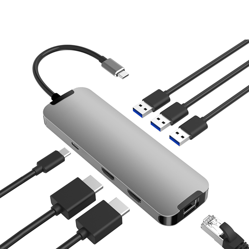 Usb C Hub - OEM Çok Fonksiyonlu Uyumlu Hub Adaptörü