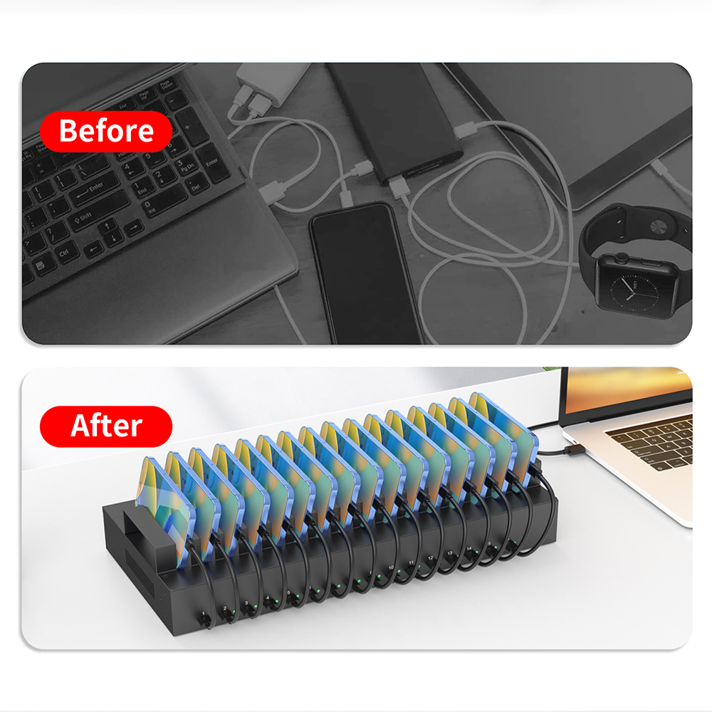 Usb C Hub - CA16-165C 16 Portlu Usb Type-c Hub