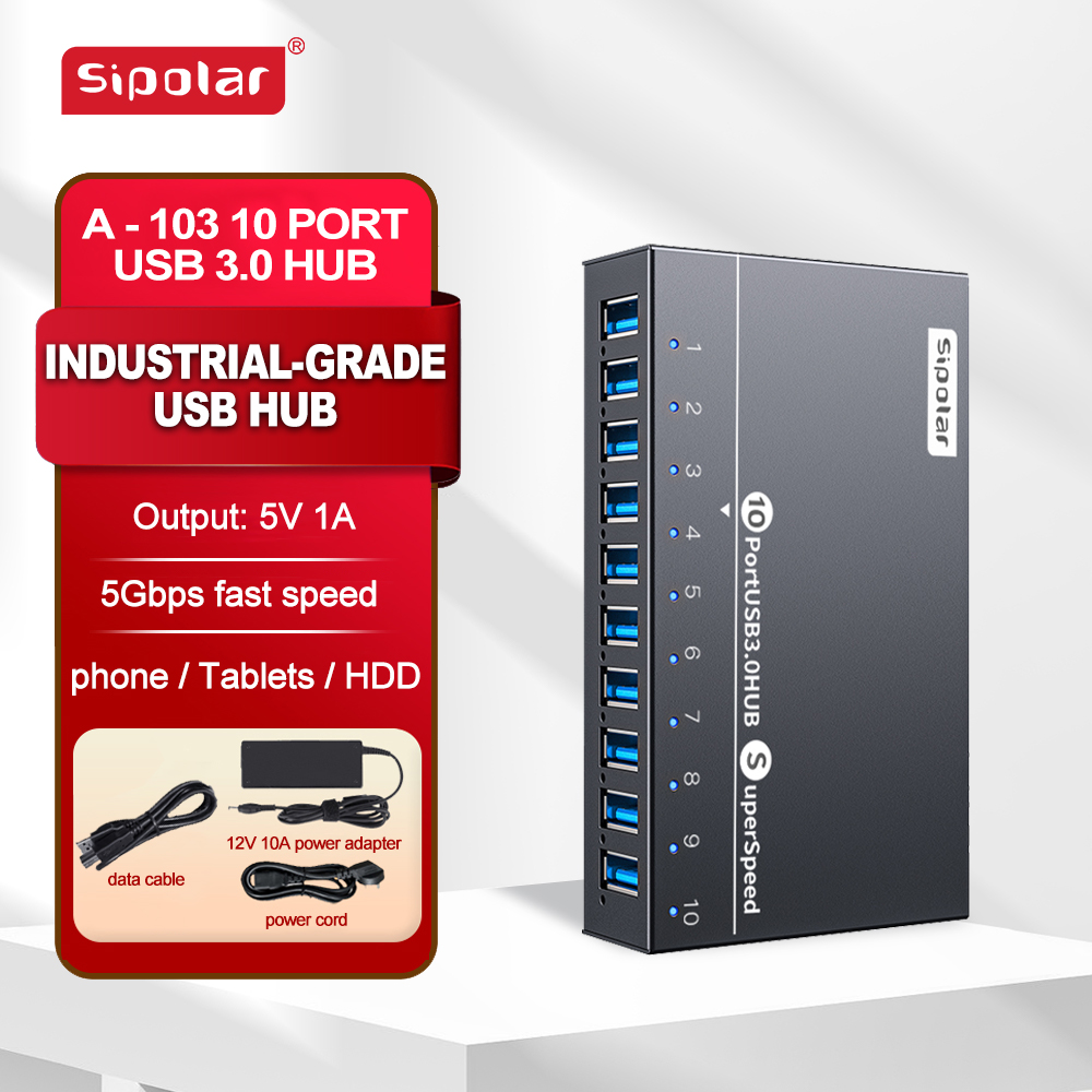 A103 Sipolar 10 Portlu USB Hub - Usb Hub incelemesi ve fiyatı