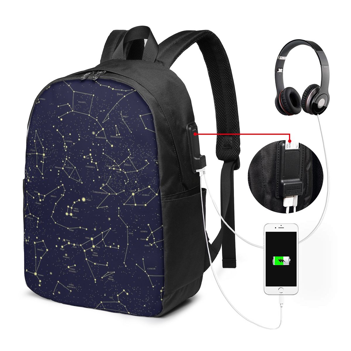 Gece Gökyüzü Altın Göksel Yıld - Laptop Bag incelemesi ve fiyatı