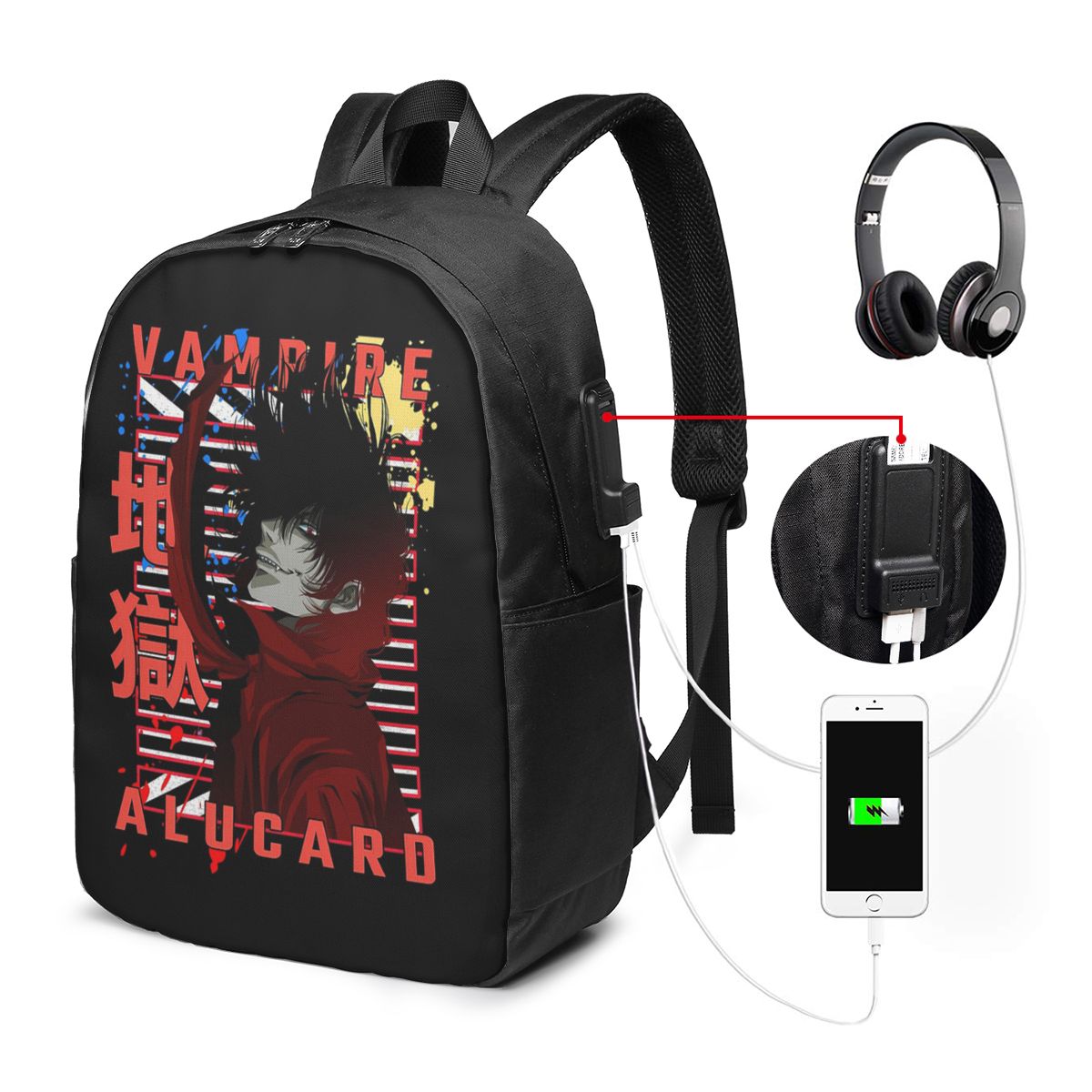 Alucard Hellsing Manga Sırt Ça - Laptop Bag incelemesi ve fiyatı