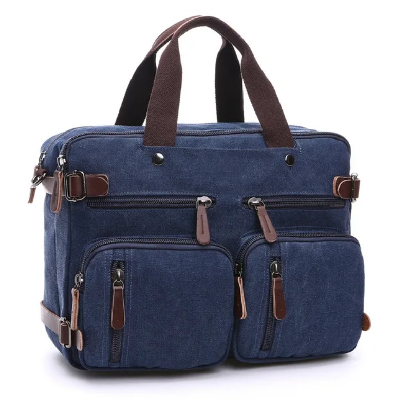 Scione Erkek Kanvas Çanta Deri - Laptop Bag incelemesi ve fiyatı