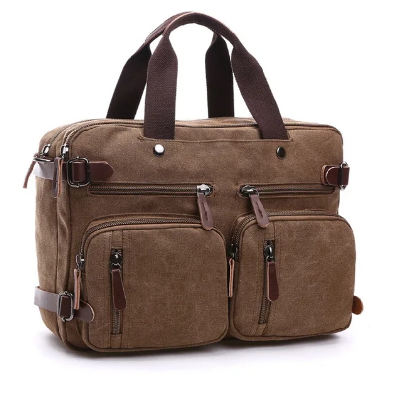 Scione Erkek Kanvas Çanta Deri - Laptop Bag incelemesi ve fiyatı