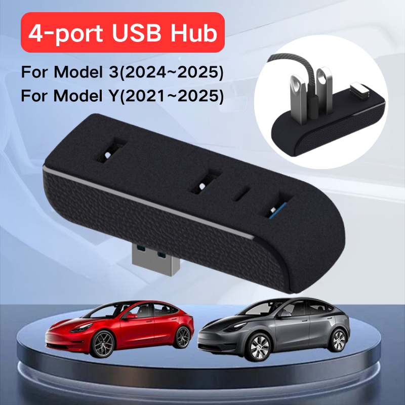 Tesla Model 3 2024–2025 Y 2021 - Usb C Hub incelemesi ve fiyatı