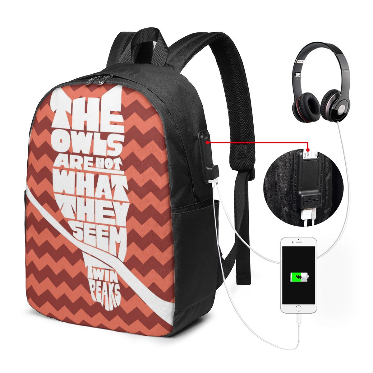 Twin Peaks Kırmızı Oda Sırt Ça - Laptop Bag incelemesi ve fiyatı
